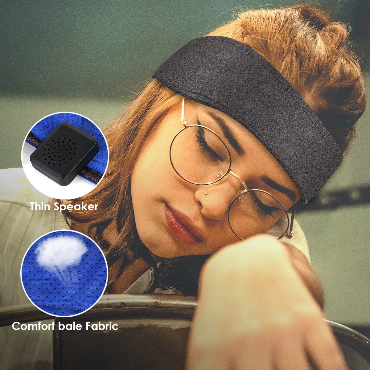

Wireless Bluetooth 4.2 technology Washable Sports Bluetooth Headphone Headband for Running Fitness