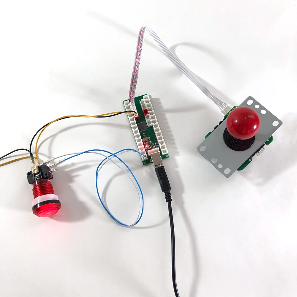 Комплект для 2 игроков аркадный usb кодировщик mando с нулевой задержкой ПК Rasberry PI sanwa