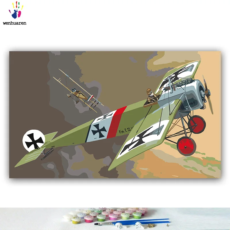 DIY картинки для раскраски по номерам с цветами морской военный корабль картина