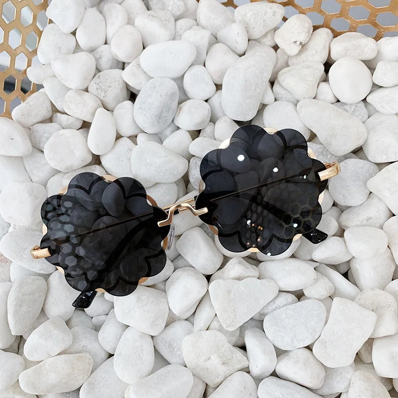 

MYT_0193 Flower Sunglasses Kids For Boy And Girl High Quality Rimless Sun Glasses Baby Girl Sunglasses Eyewear UV400