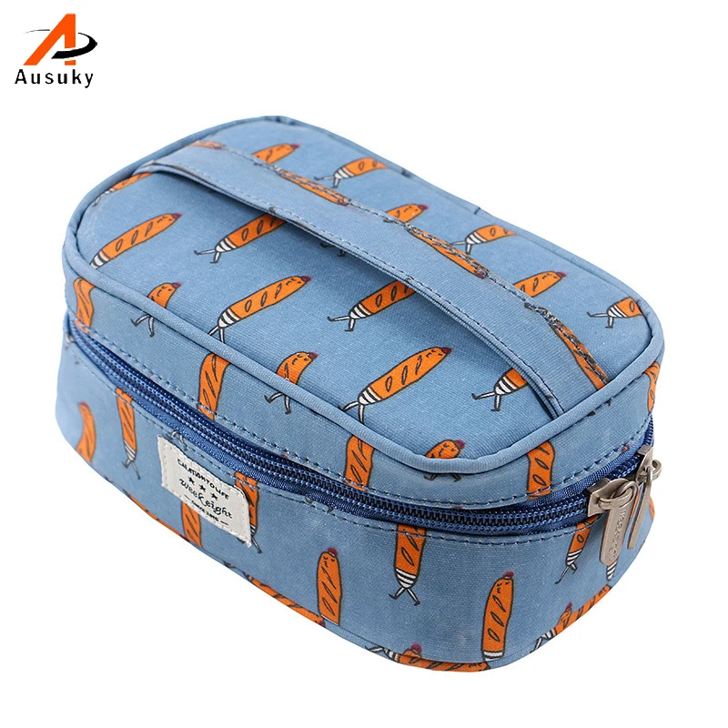 Модная брендовая профессиональная косметическая сумка двухсторонняя Сумочка