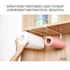 Практичная кухонная вешалка для туалетной бумаги, держатель для полотенец, креативный шкаф без дырочек, вешалка для салфеток, хранение пленок, дверь гардероба