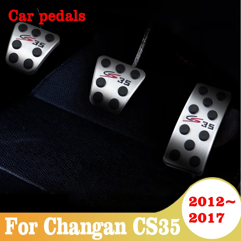 Авто ускоритель педаль тормоза сцепления ног педали накладка на MT для Changan CS35 2012