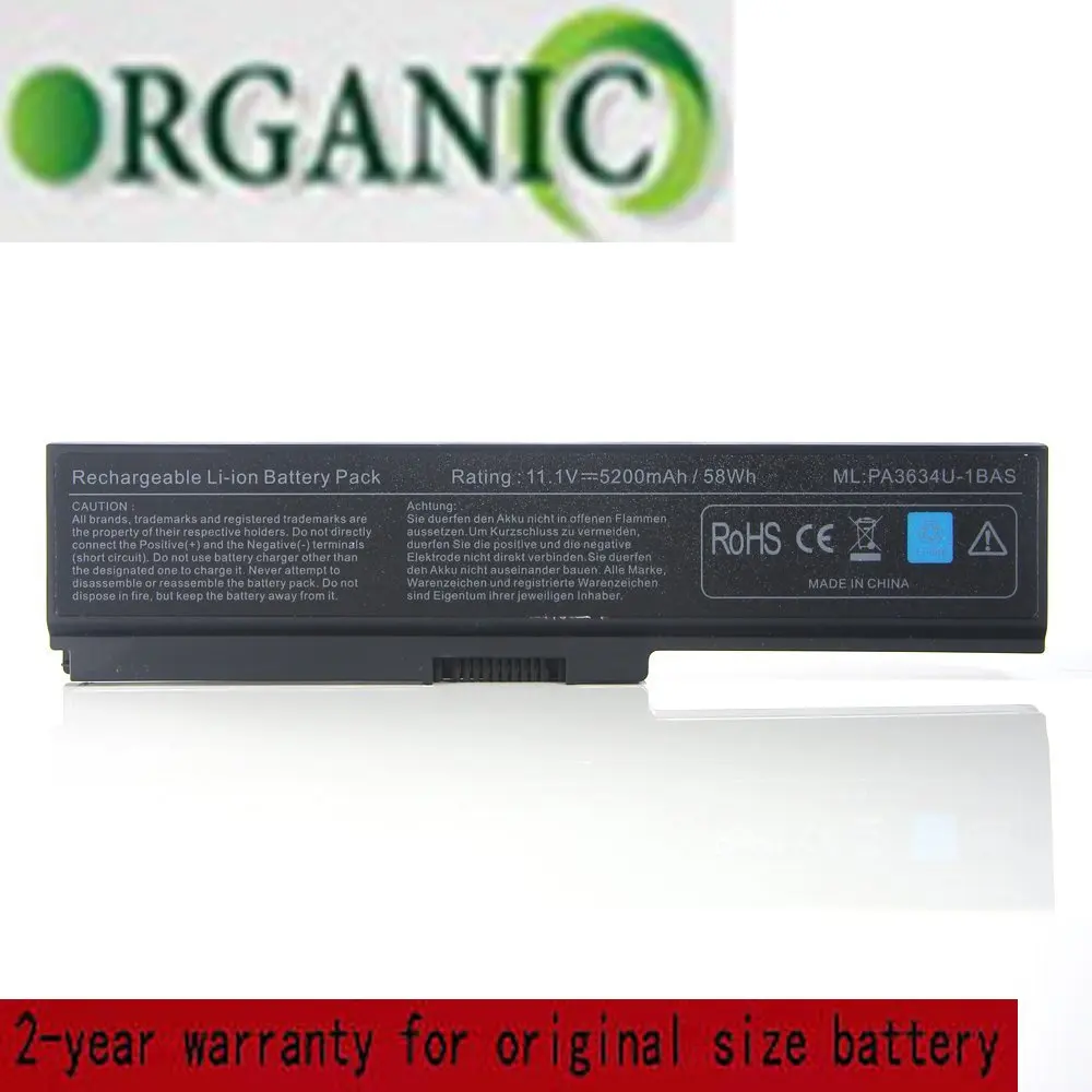 

Аккумулятор 11,1 V для Toshiba PA3634U-1BRS PA3635U-1BAM PA3635U-1BAS PA3636U-1BAL PA3817U-1BRS PA3819U-1BRS