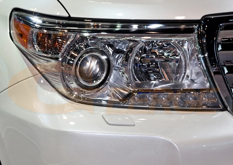 Для TOYOTA LAND CRUISER J200 First facelift 2012 2013 2014 2015 ультра яркий SMD СВЕТОДИОДНЫЙ ангельские