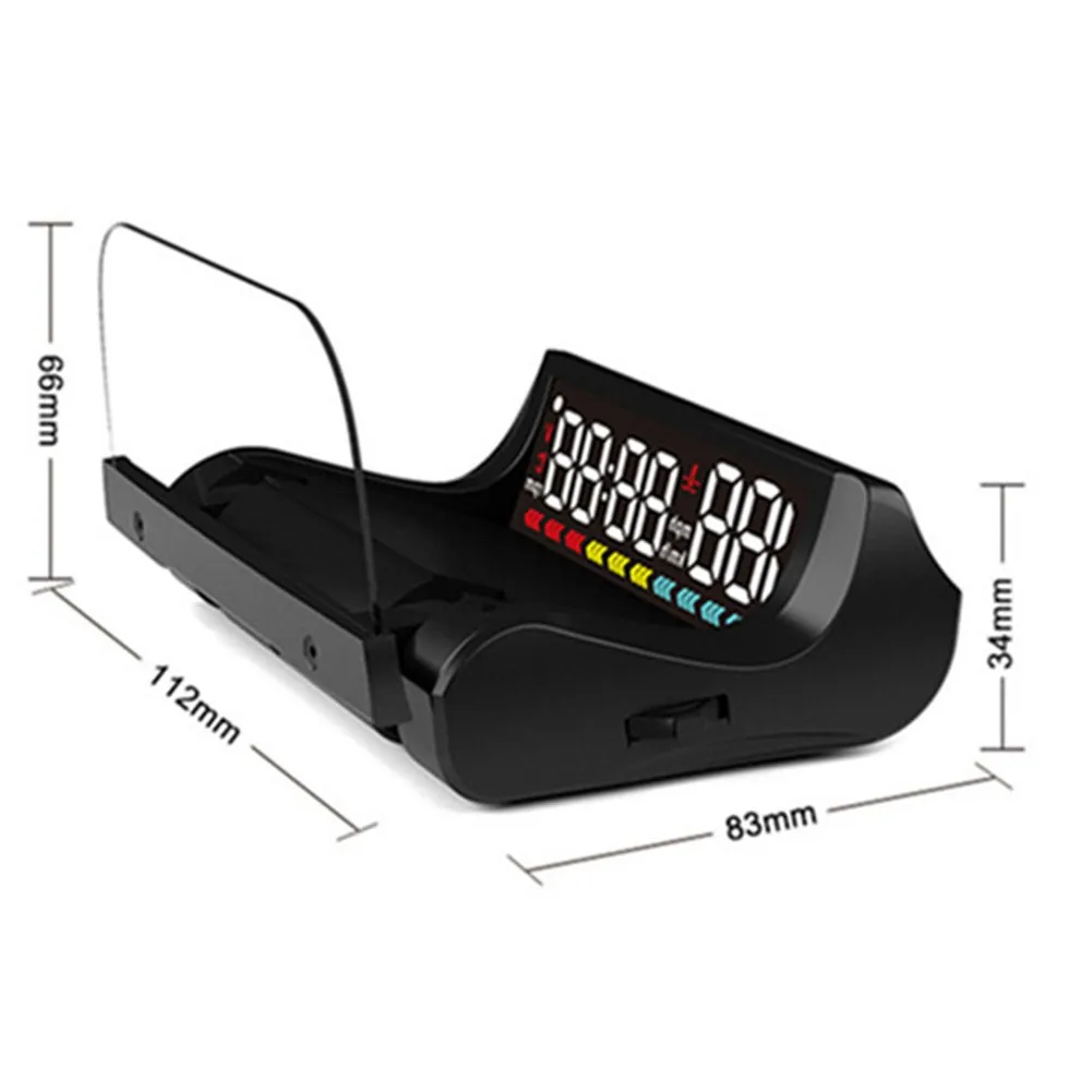 

1 Set Intelligent Display 112x83x34mm 12V﻿ ABS+PC Color Changing Electric