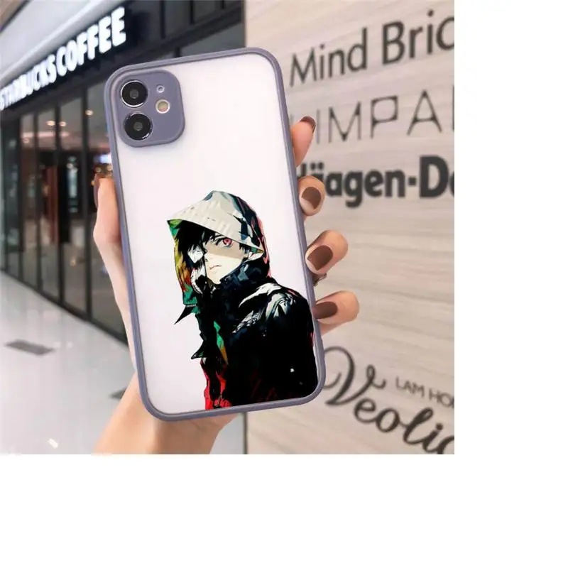 

Tokyo Ghoul Japan Suave Phone Case Matte Transparent For iPhone 12 Mini 11 Pro XR XS Max 7 8 Plus