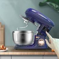 speed stand mixer kitchen aid food blender cream whisk cake dough mixers with bowl stainless steel chef machine for home