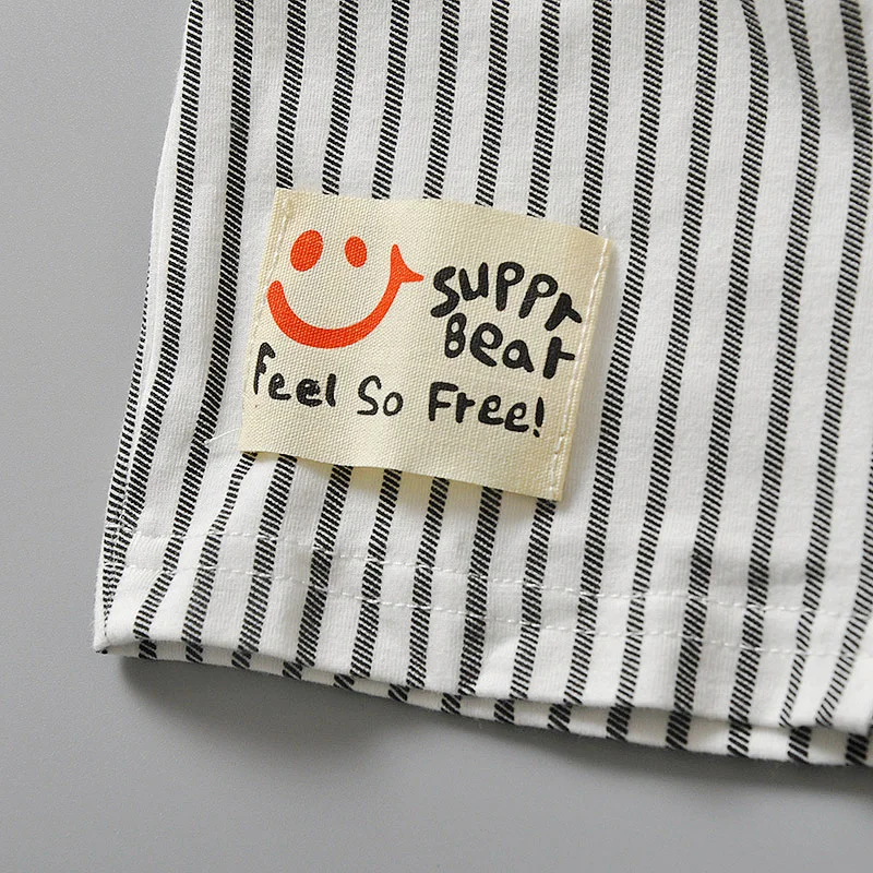 Детская одежда летний комплект одежды для маленьких мальчиков майка + джинсовые