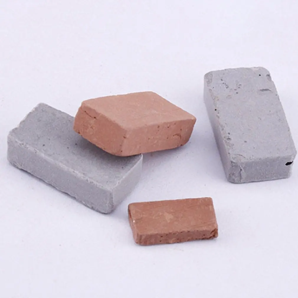 Детский сад Diy ручной урок песочный стол Строительная модель кирпич здание