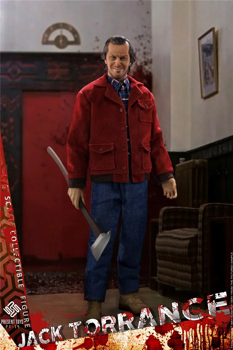 PRESENT TOYS PT-sp14 1/6 Scale Double Head Carving JACK TORRANCE Bad Killer Solider Movable Action Figure for Collection | Игрушки и