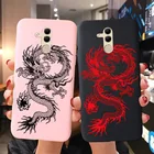Чехол для Huawei P Smart 2019 2020 2021 силиконовый винтажный Красный Дракон ТПУ чехол для Huawei Mate 30 Lite 10 20 9 40 Pro Plus чехлы