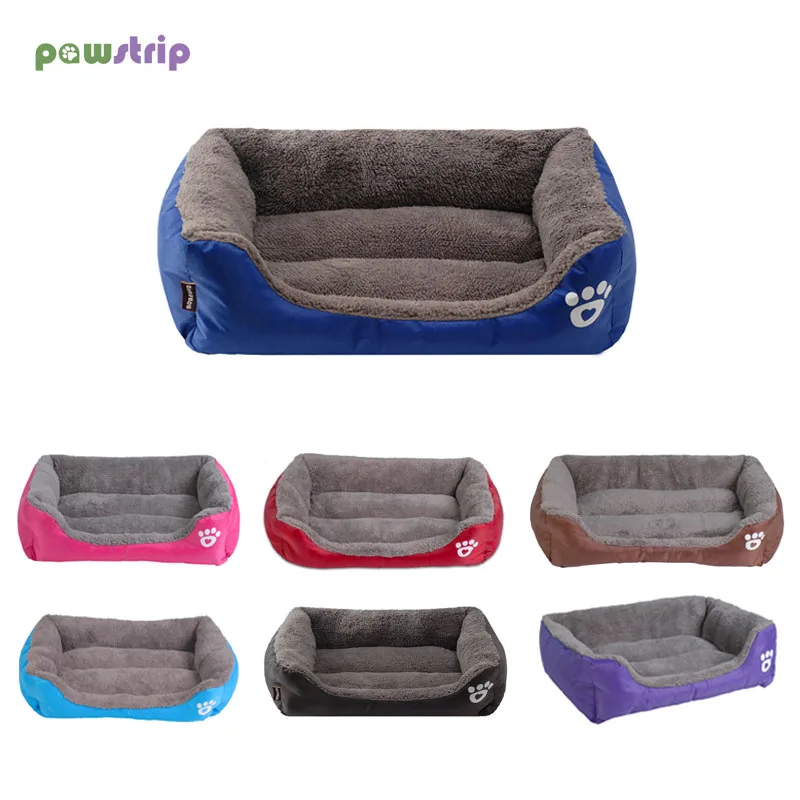 

S-3XL Pet Large Dog Beds Soft Warm Cat Bed Cushion Waterproof Bottom Small Dog Bed Chihuahua Husky Pet Sofa Beds For Dogs Cat