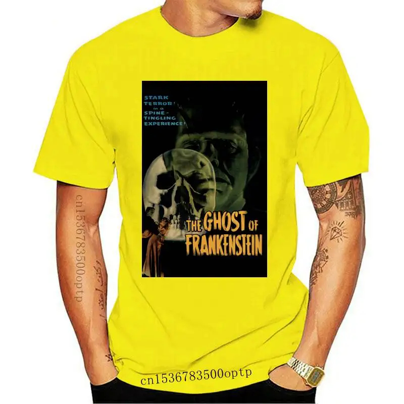

New The Ghost Of Frankenstein Movie Women'S Tshirts Womens Streetwear T Shirts 3D Print Tee Shirt Black Of White T-Shirt Womens