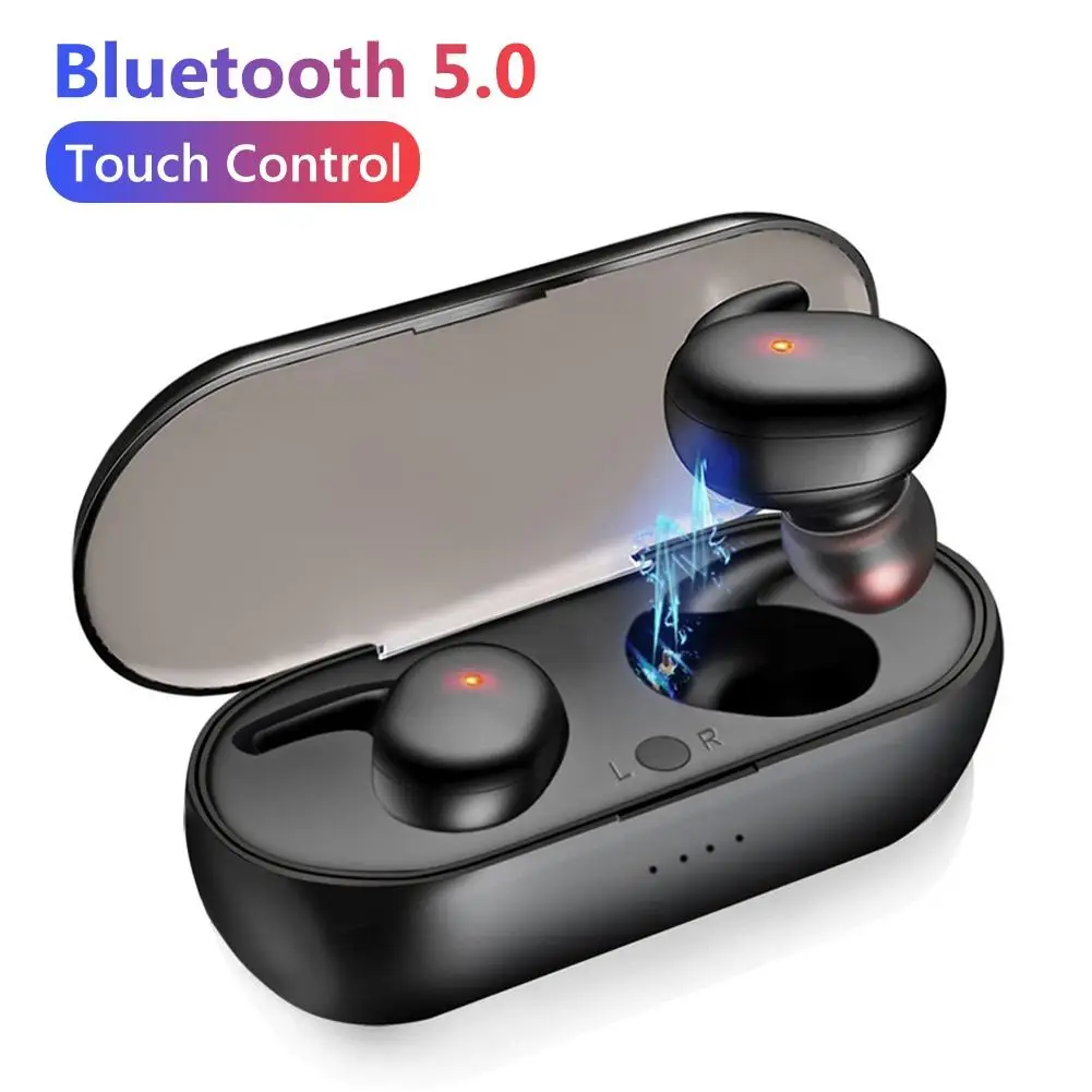

Y30 TWS Fingerprint Touch Bluetooth 5.0 Earphones Wireless 4D Stereo Headphones Active Noise Cancelling Gaming Headset for airdo
