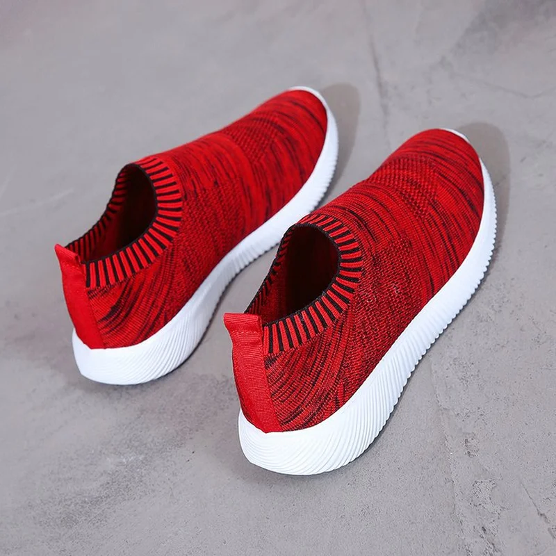 Женская обувь из эластичной ткани лоферы на плоской подошве Повседневная