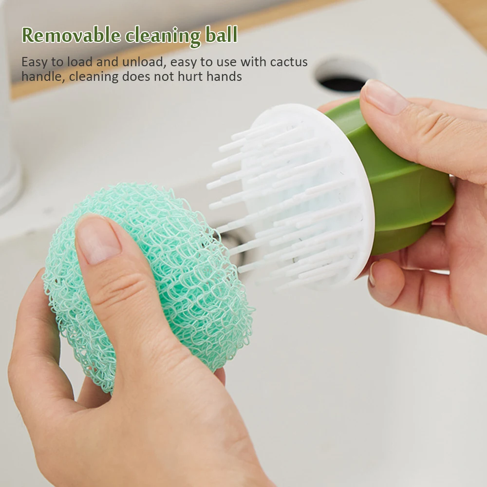 1PC чистящие щетки из нановолокна творческая кисть для кастрюль кухонный градиентный инструмент для мытья посуды съемный портативный контейнер для обеда.