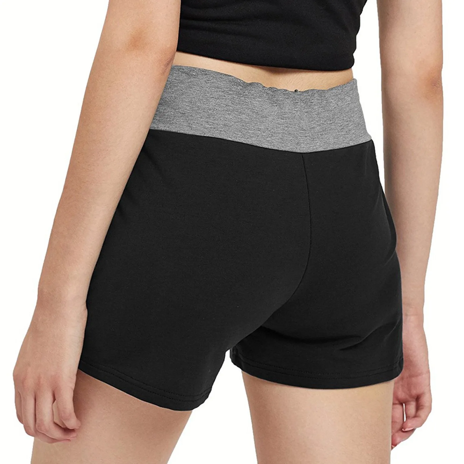 

Summer Short Femme Women Printing Workout Shorts Loungewear Elastic Waist Comfy Drawstring