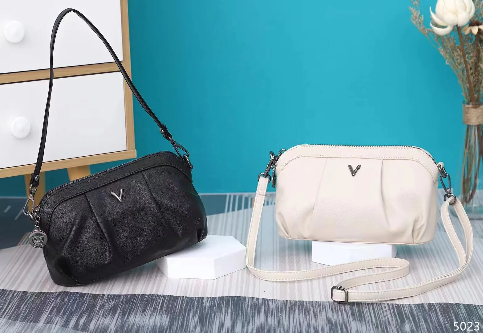 

Осень-зима 2021, модная повседневная женская сумка из полиуретана, очень мягкая плиссированная диагональная женская сумка на одно плечо