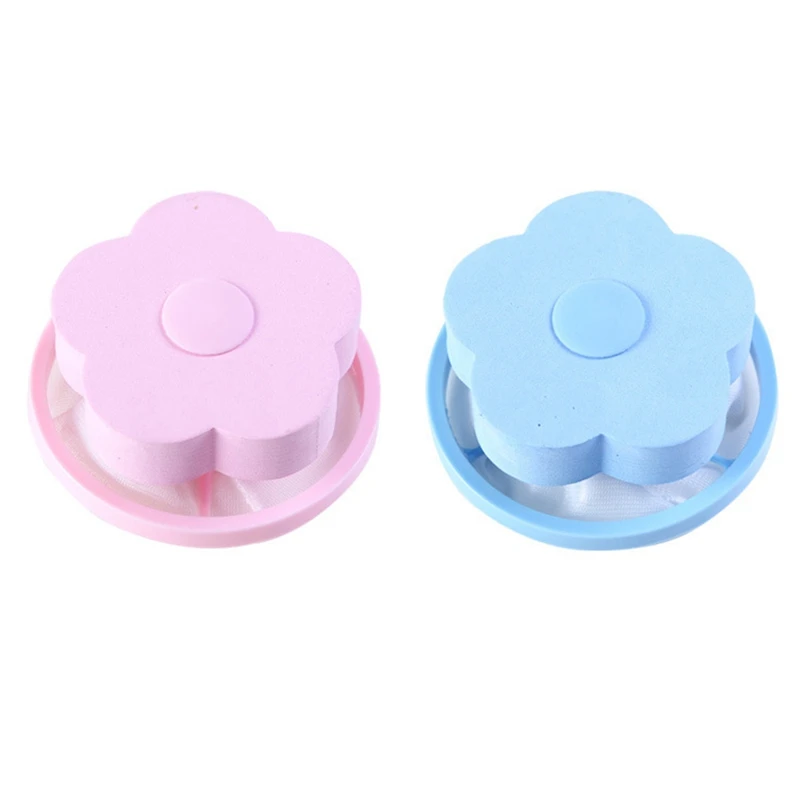 

Washing Machine Floating Filter Hair Remover Mesh Bag Filter Wool Cleaning Ball for Washing Machine Flower Filter Ball