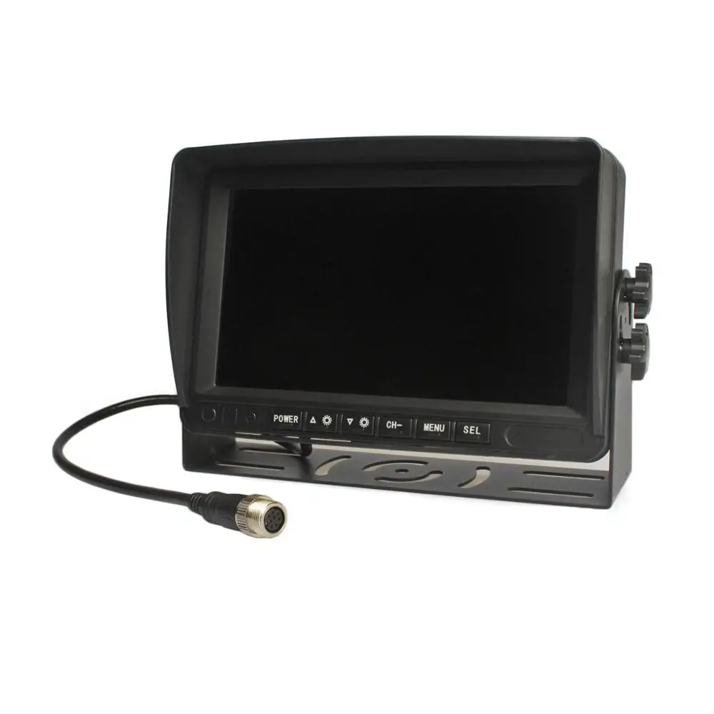 DIYKIT AHD " ips автомобильный монитор заднего вида Поддержка 960P AHD камера Поддержка sd-карты видео запись Diaplay две камеры s изображение