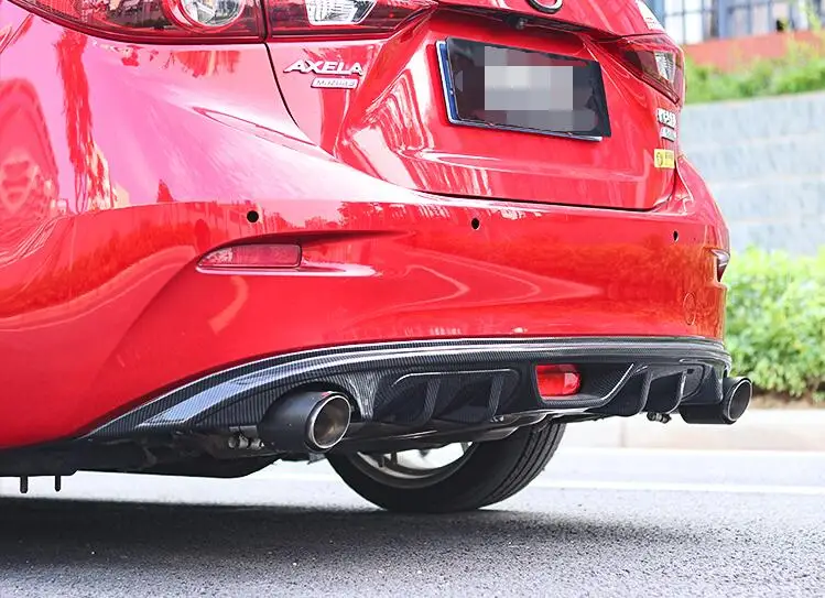 Для Mazda 3 Axela Body kit спойлер 2017-2019 для SCK ABS задний передний бампер диффузор защитные