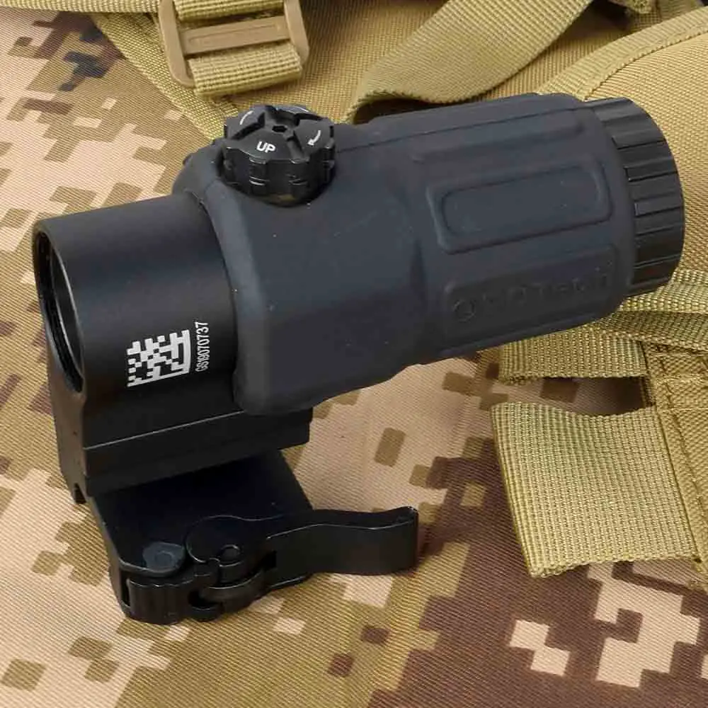 Увеличительное стекло G33 Airsoft 3X с переключателем на сторону быстросъемное