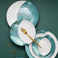 art plate dishes home creative star plate nordic ceramic steak dining plate pasta plate dinner plates plates ceramic