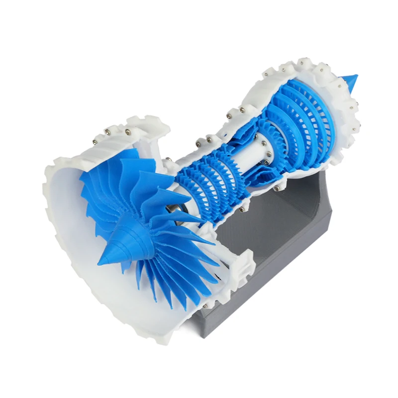 Turbofan Engine Model Airplane model Aircraft Electric 3D printing Passenger Aviation DIY Kit |