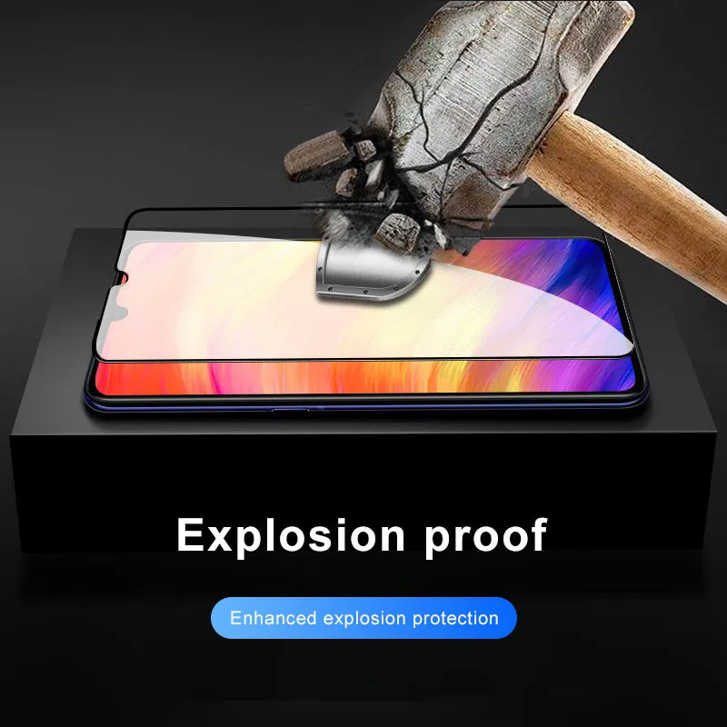 2Pcs 9D Glass For Xiaomi Redmi Note 9 Protective Glass on the for Xiomi Redmi Note 9 Note9 6.53