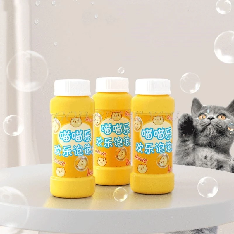Pet Catnip Bubbles Kitten Cat Essential Oil Spray Interactive Excite Toys Harmless Kitty Bubble Blower Relieve Stress | Дом и сад