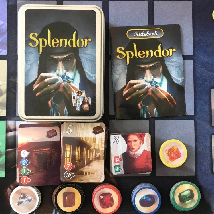 Splendor Board Game full English version Large Box / Customize High Quality Rubber Playmat 60X35 cm | Спорт и развлечения