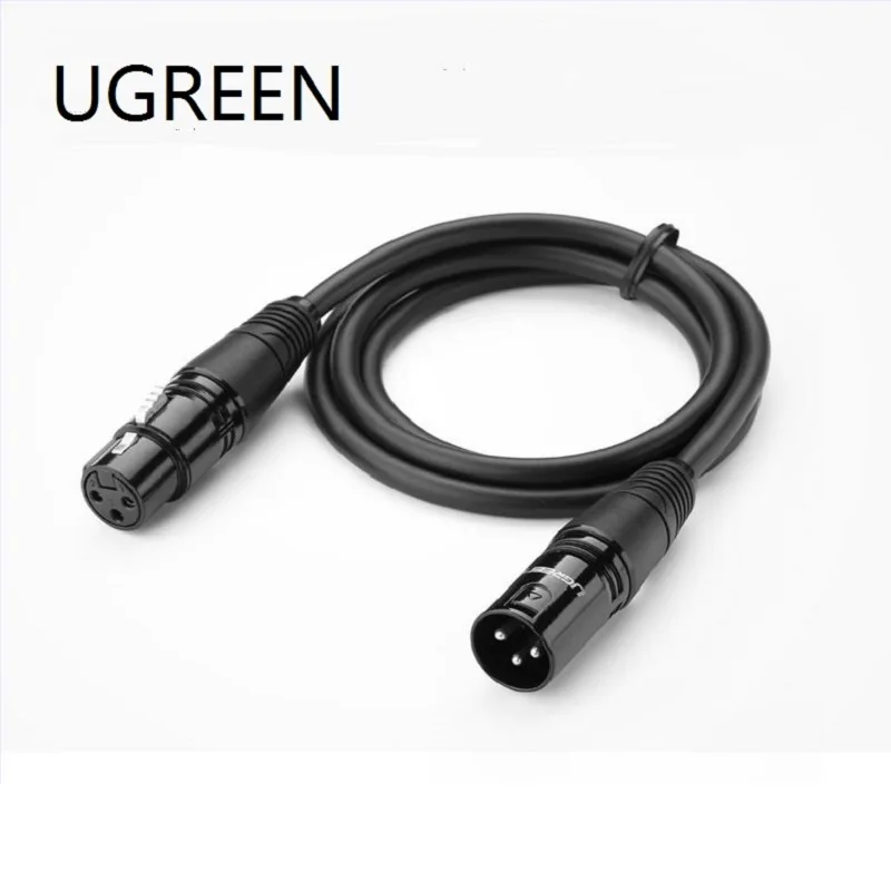Удлинитель Ugreen XLR для микрофона караоке микрофон со звуковой вилкой аудио