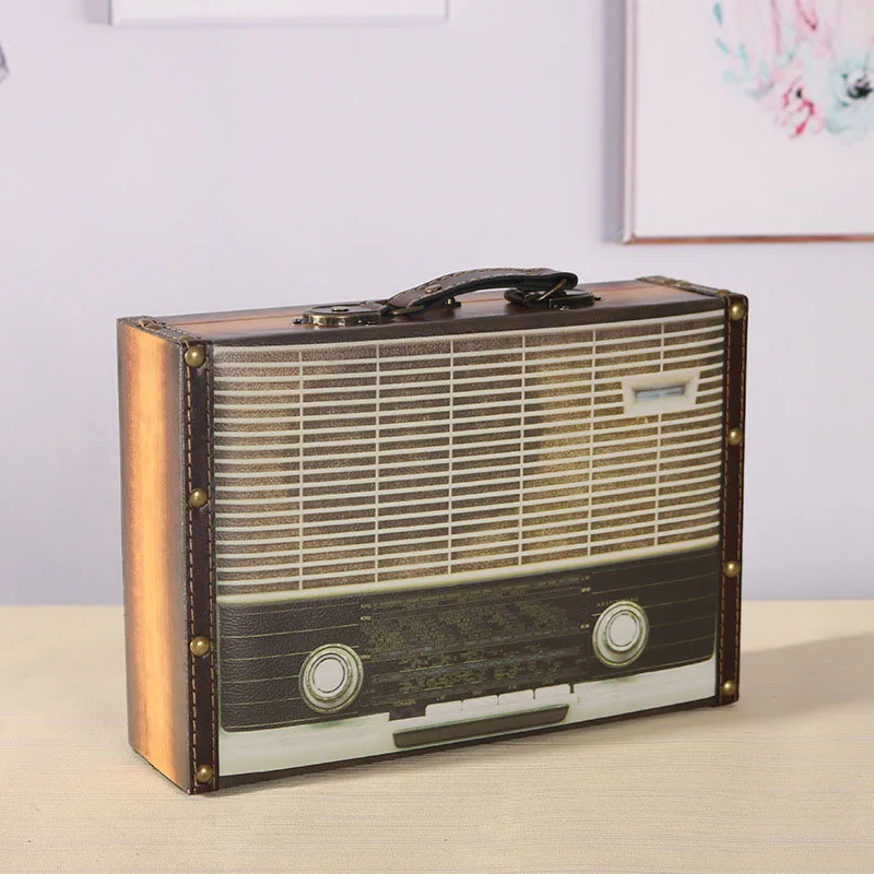 Креативная бытовая техника узоры коробка для хранения чемоданов антикварные