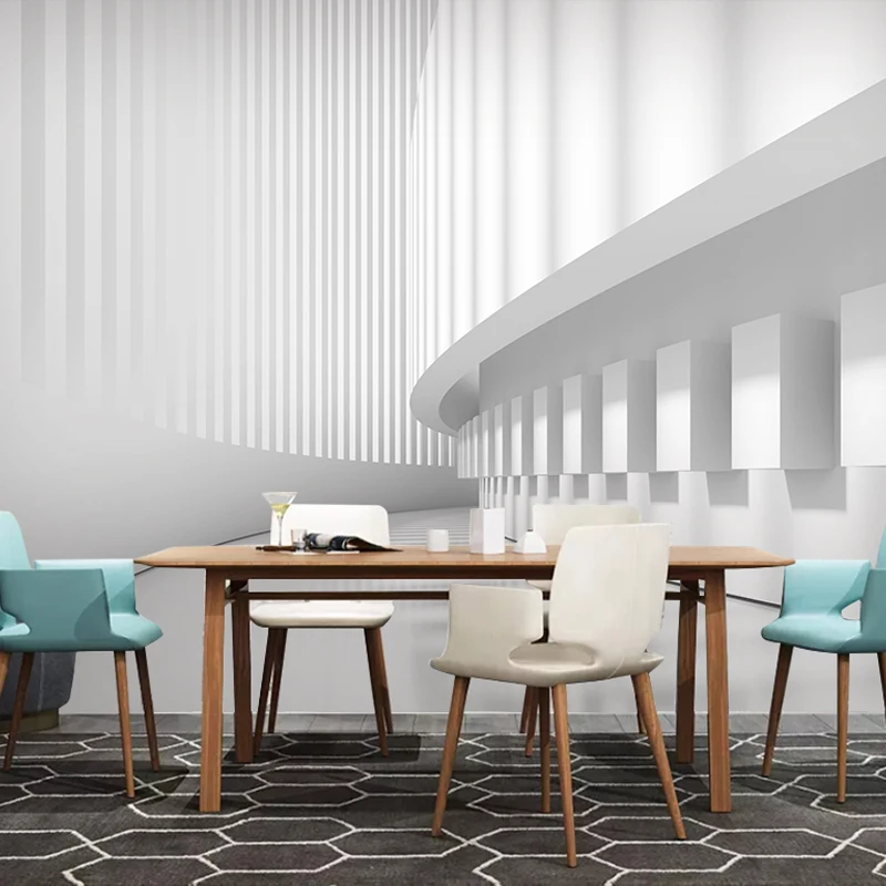 3D визуальное расширение пространство самоклеящиеся обои Гостиная Спальня