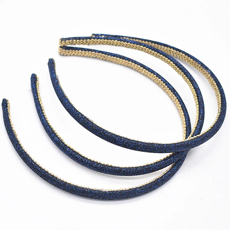 Повязка на голову женская с блестками милый обруч конфетных цветов аксессуар для