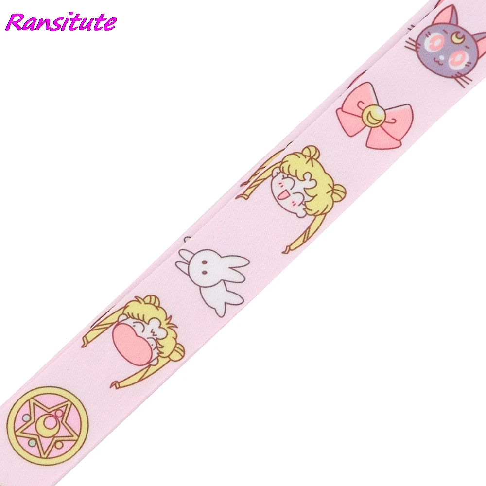 Ransitute R2122 Аниме Драконий жемчуг Магия Луны с мультипликационным принтом кошки для