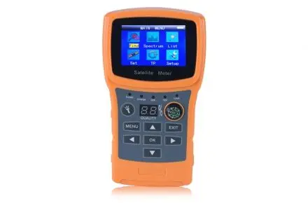 [Натуральная кожа] G SAT SF 710 DVB S2 FTA C & KU спутниковый Finder метр с 2 1 дюймов ЖК дисплей