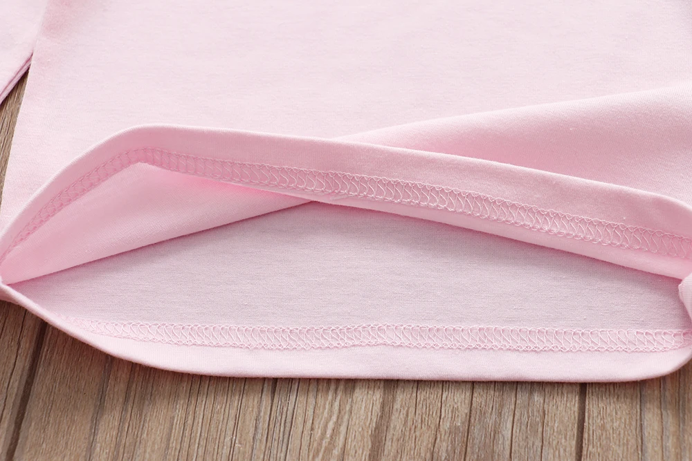 Newborn Baby Girl Clothes Set 2020 Spring Pink Fly Sleeves T-Shirt+ Little Swan Pants Infant Girls Clothing Outfits Sets | Детская