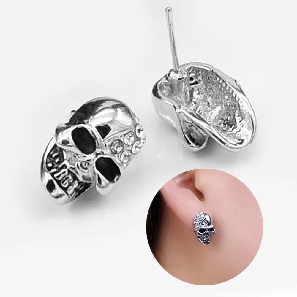 Изящные серьги-гвоздики серьги для Хэллоуина Панк ювелирные изделия женщин