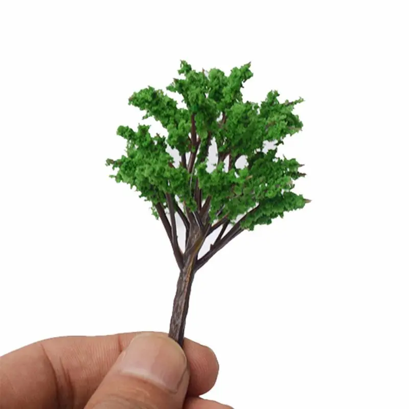 

5 Pcs Peach Trees Miniature Model Sand Table Forest Layout DIY Landscape Simulation Handmade Materials