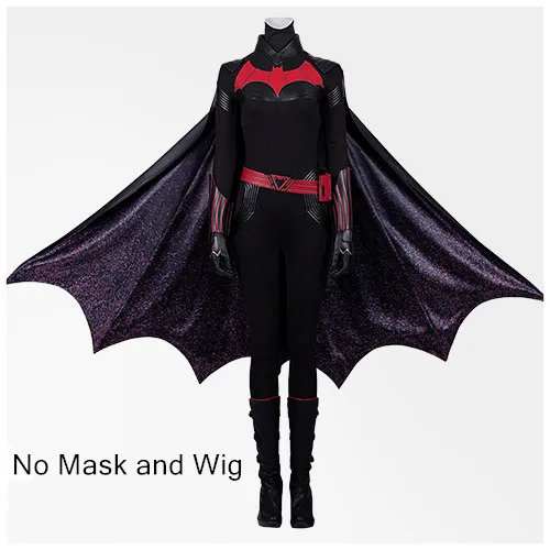 No mask and wig NewTv костюм Бэтмена, косплей Хэллоуин супергерой Бэтмен обезьяна Kate Сексуальный Комбинезон Маска парик сапоги на заказ - Цвет: No mask and wig