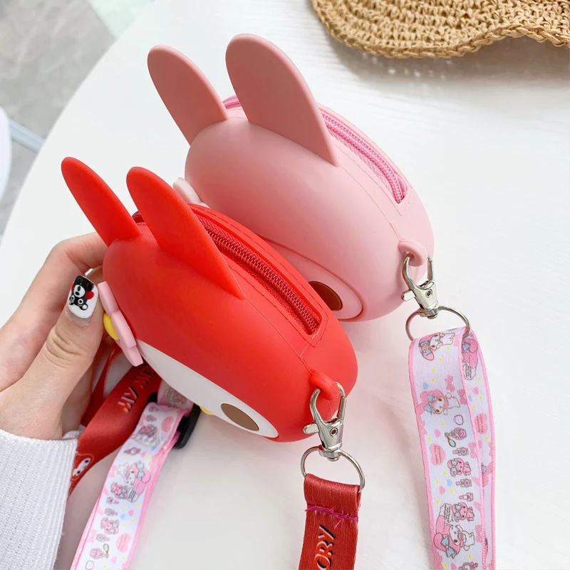 Милая мультяшная Мягкая силиконовая женская модная сумка через плечо для