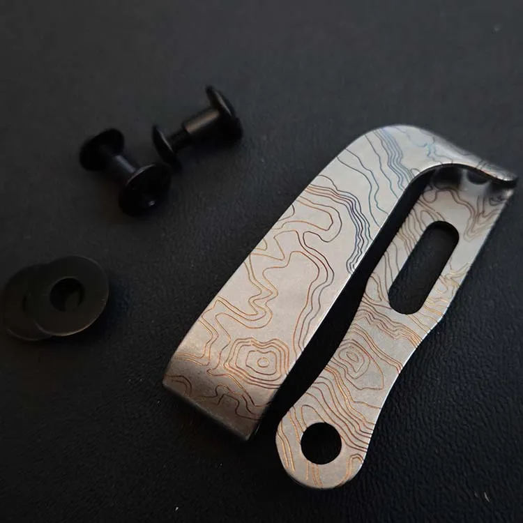 Футляр из титанового сплава K зажим для задней крышки кожаные товары легкий