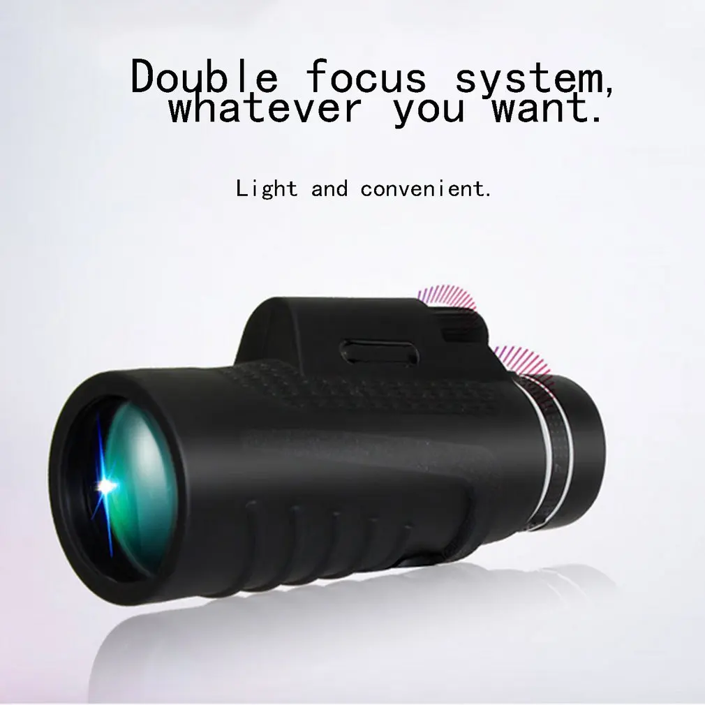Светильник с низким уровнем ночного видения водонепроницаемый Монокуляр 40x60
