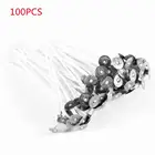 100 шт. 81012141520 см, Белая Свеча сделай сам, ватные свечи, фитили для творчества, предвощенные аксессуары, детали для рождественских свечей