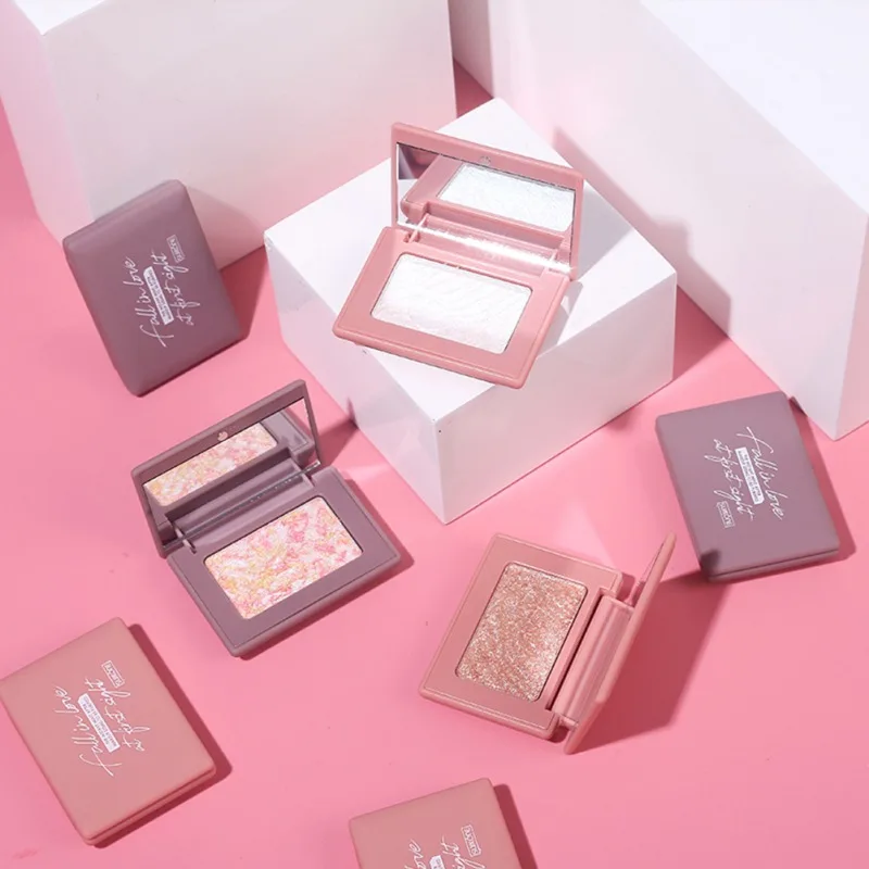 Мерцающий Блеск для лица светящийся макияж хайлайтер палитра бронзовая