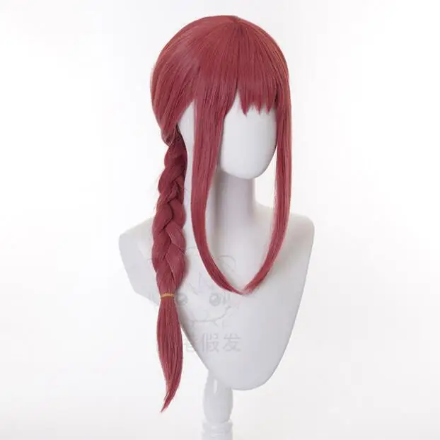 

Anime 70CM Braid Wig Cosplay Chainsaw Man Makima Costume Heat Resistant Synthetic Hair Women Long Wigs