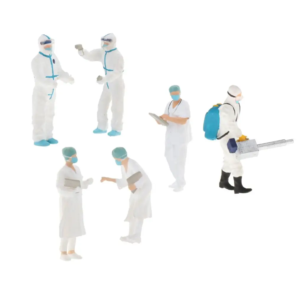 

1:64 Scale Model Tiny Doctor Figure PVC Person Layout for The