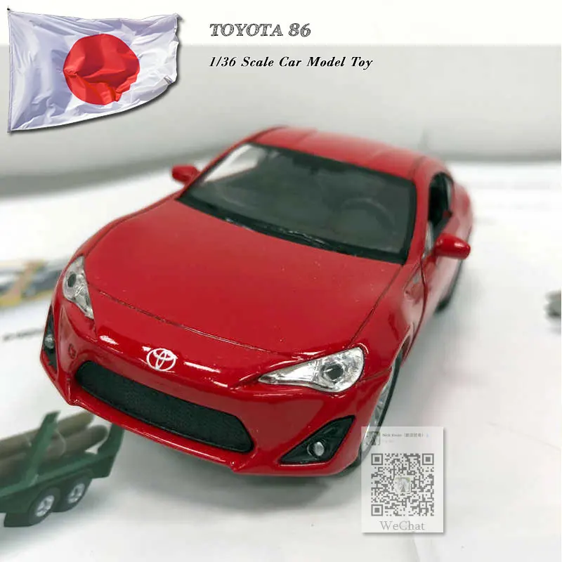 5 шт./лот оптовая продажа WELLY масштаб 1/36 игрушки для автомобилей TOYOTA 86 Литые